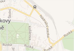 Zahradní v obci Františkovy Lázně - mapa ulice