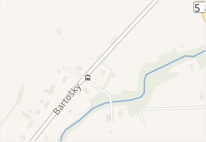Bartošky v obci Frenštát pod Radhoštěm - mapa ulice