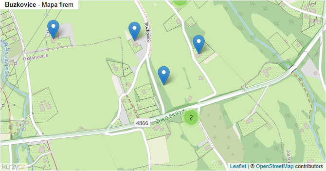 Buzkovice - mapa firem