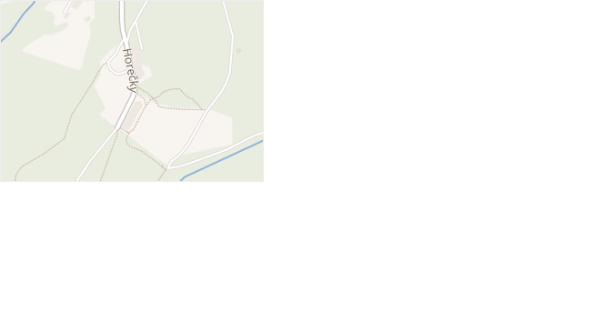 Horečky v obci Frenštát pod Radhoštěm - mapa ulice