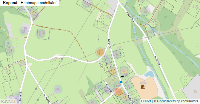 Kopaná - mapa podnikání