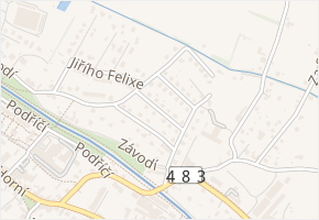 Poláškova v obci Frenštát pod Radhoštěm - mapa ulice