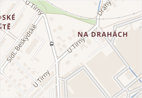 U Tírny v obci Frenštát pod Radhoštěm - mapa ulice