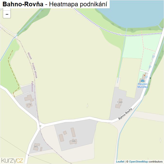Mapa Bahno-Rovňa - Firmy v ulici.