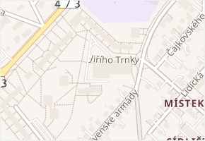 Jiřího Trnky v obci Frýdek-Místek - mapa ulice