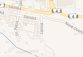Lipová v obci Frýdek-Místek - mapa ulice