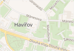 Resslova v obci Frýdek-Místek - mapa ulice