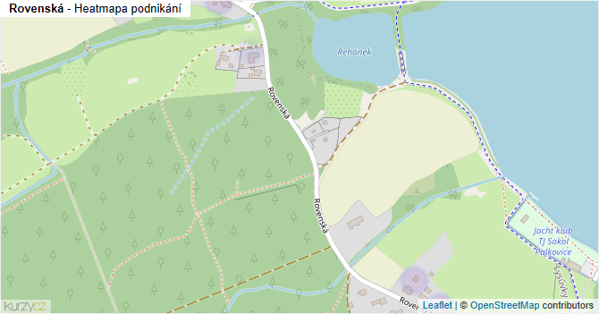 Rovenská - mapa podnikání