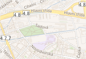 Sokola Tůmy v obci Frýdek-Místek - mapa ulice