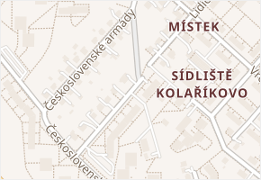 Vítězslava Nezvala v obci Frýdek-Místek - mapa ulice