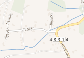 Jedličí v obci Frýdlant nad Ostravicí - mapa ulice