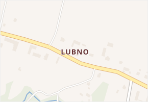 Lubno v obci Frýdlant nad Ostravicí - mapa části obce