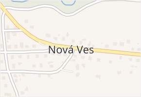 Nová Ves v obci Frýdlant nad Ostravicí - mapa části obce