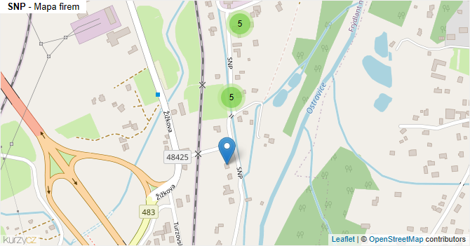 SNP - mapa firem