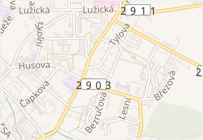 Čelakovského v obci Frýdlant - mapa ulice