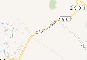 Dětřichovská v obci Frýdlant - mapa ulice