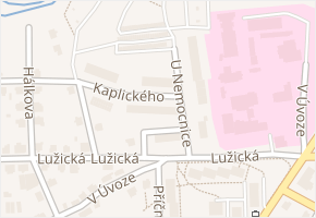 Liliová v obci Frýdlant - mapa ulice