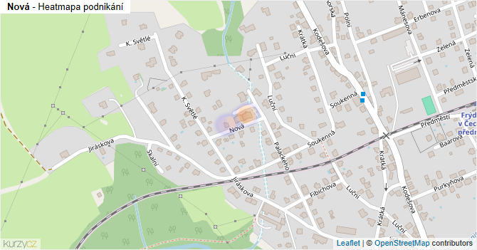 Nová - mapa podnikání
