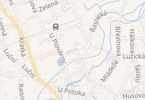 Purkyňova v obci Frýdlant - mapa ulice