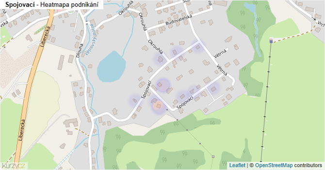 Spojovací - mapa podnikání