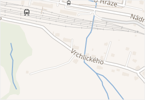 Vrchlického v obci Frýdlant - mapa ulice