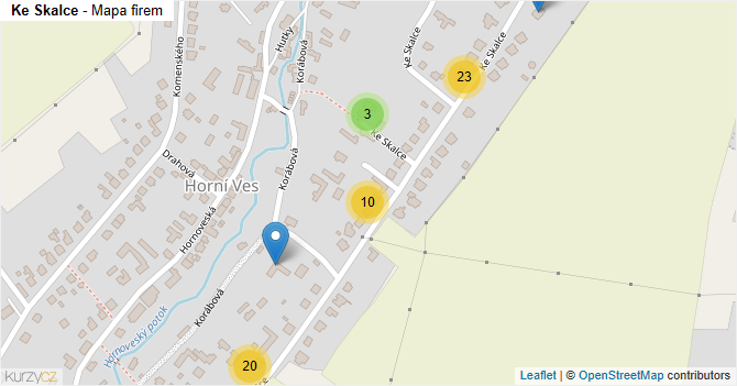 Ke Skalce - mapa firem