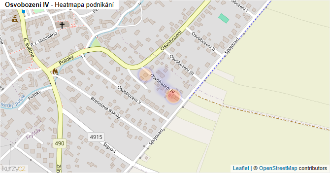 Osvobození IV - mapa podnikání
