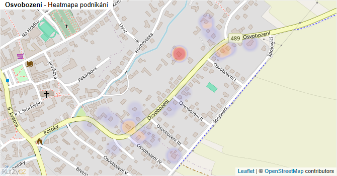 Osvobození - mapa podnikání