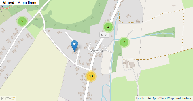 Vítová - mapa firem