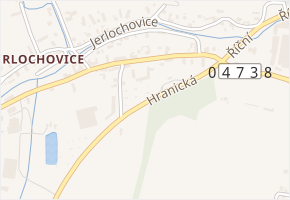 Hranická v obci Fulnek - mapa ulice