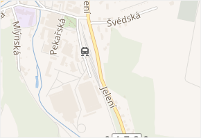 Jelení v obci Fulnek - mapa ulice