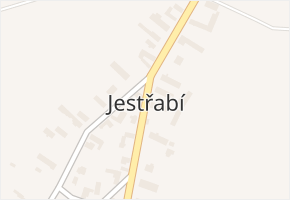 Jestřabí v obci Fulnek - mapa části obce