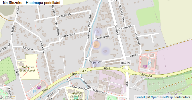 Na Slezsku - mapa podnikání