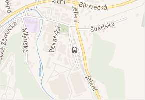 Nádražní v obci Fulnek - mapa ulice
