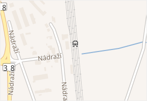 Nádraží v obci Golčův Jeníkov - mapa ulice