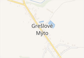 Grešlové Mýto v obci Grešlové Mýto - mapa části obce