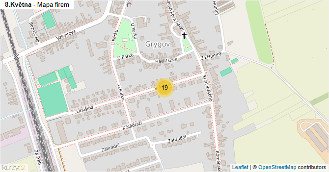 8.Května - mapa firem