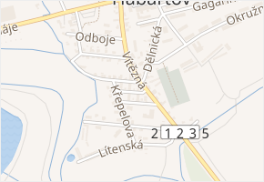 Roubalova v obci Habartov - mapa ulice