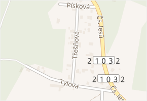 Třešňová v obci Habartov - mapa ulice