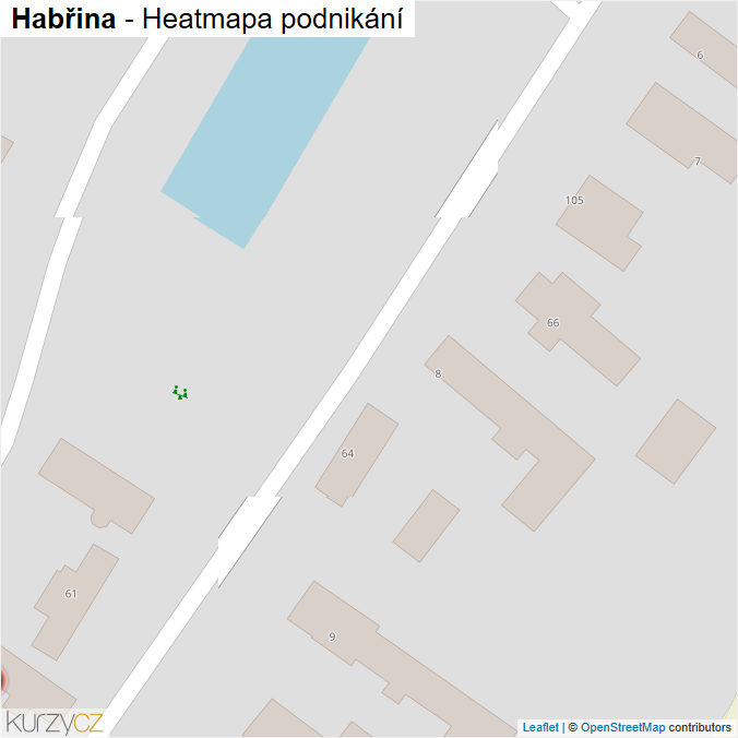 Mapa Habřina - Firmy v obci.
