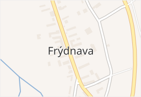 Frýdnava v obci Habry - mapa části obce