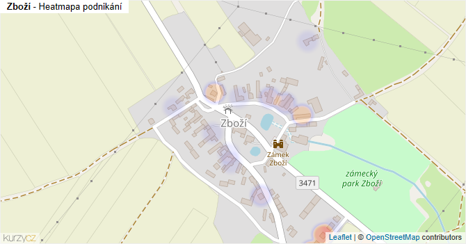 Zboží - mapa podnikání
