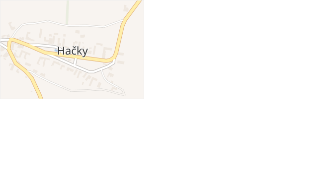Hačky v obci Hačky - mapa části obce