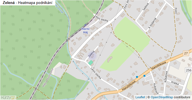 Zelená - mapa podnikání