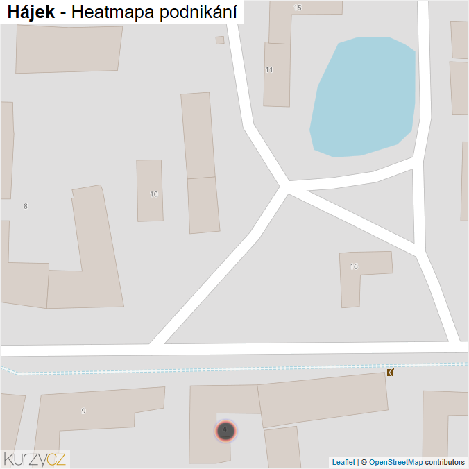 Mapa Hájek - Firmy v obci.