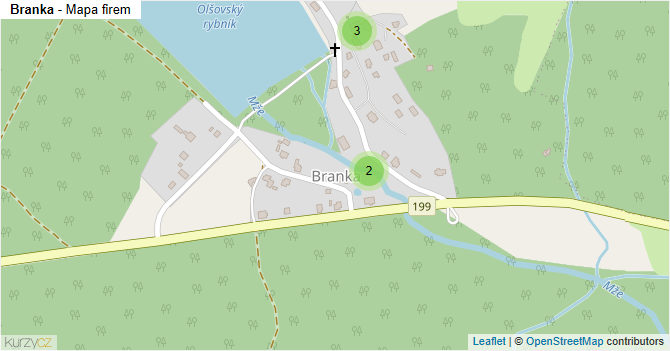 Branka - mapa firem