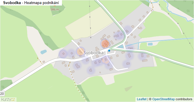 Svobodka - mapa podnikání