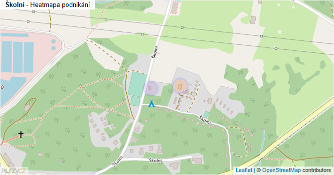 Školní - mapa podnikání