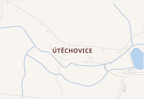 Útěchovice v obci Hamr na Jezeře - mapa části obce