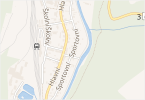 Sportovní v obci Hanušovice - mapa ulice